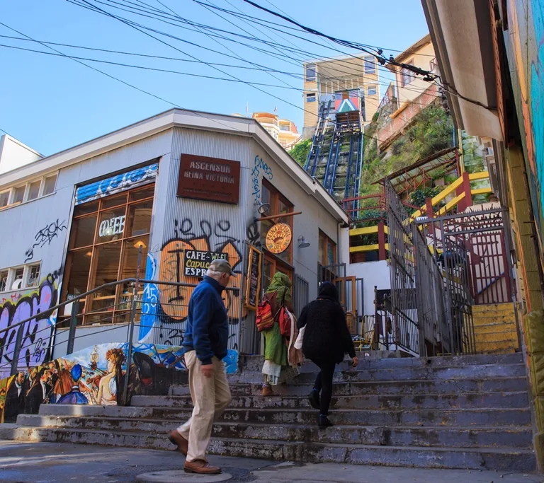 Passeio a pé por Valparaíso
