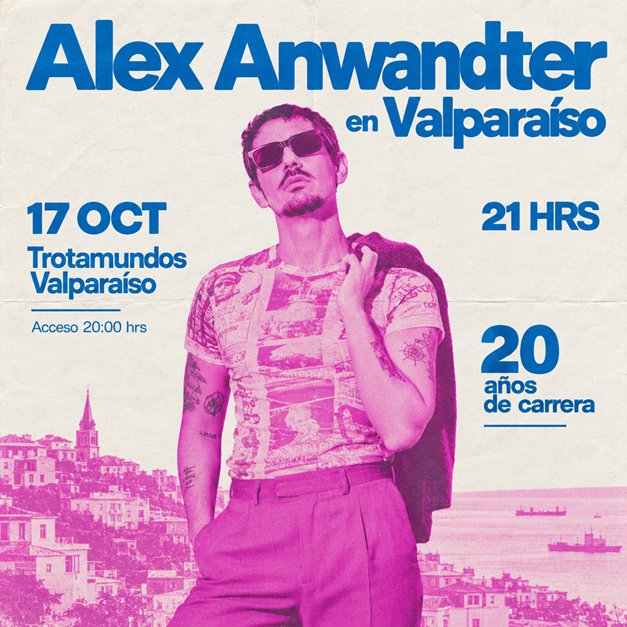 Alex Anwandter en Valparaíso: 20 años de carrera