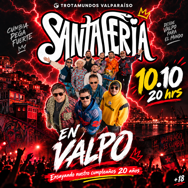 Santaferia en Valparaíso: camino a sus 20 años